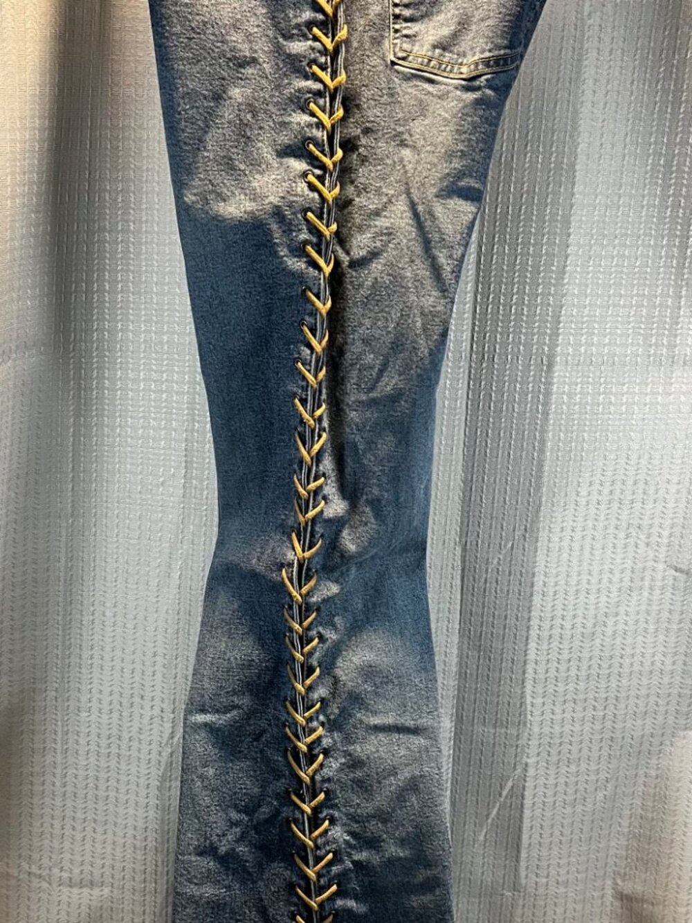 RARE Vintage Y2K Mudd Yo! Side Lace-Up Jeans size 9